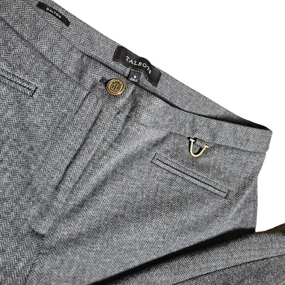 Talbots Dalton Skinny Ankle Pants Herringbone Womens 8x29 Gray Rayon‎ Blend - Picture 6 of 13